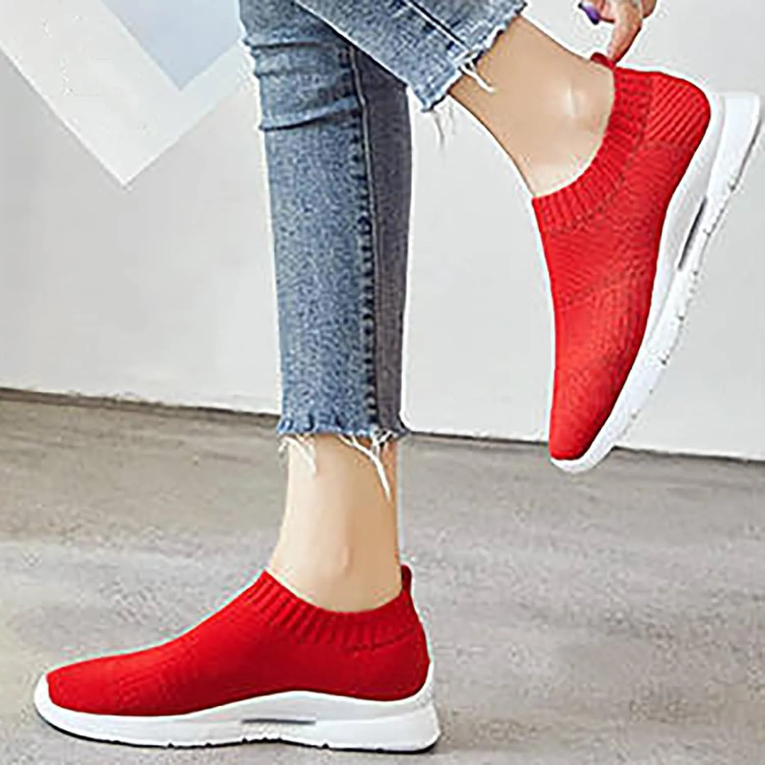 Women's Slip on Shoes Canvas Sneakers Loafers Non Slip Mens Casual Shoes Wide Width Brown Casual Shoes Walking Sneakers Waterproof Tennis Shoe White Loafers