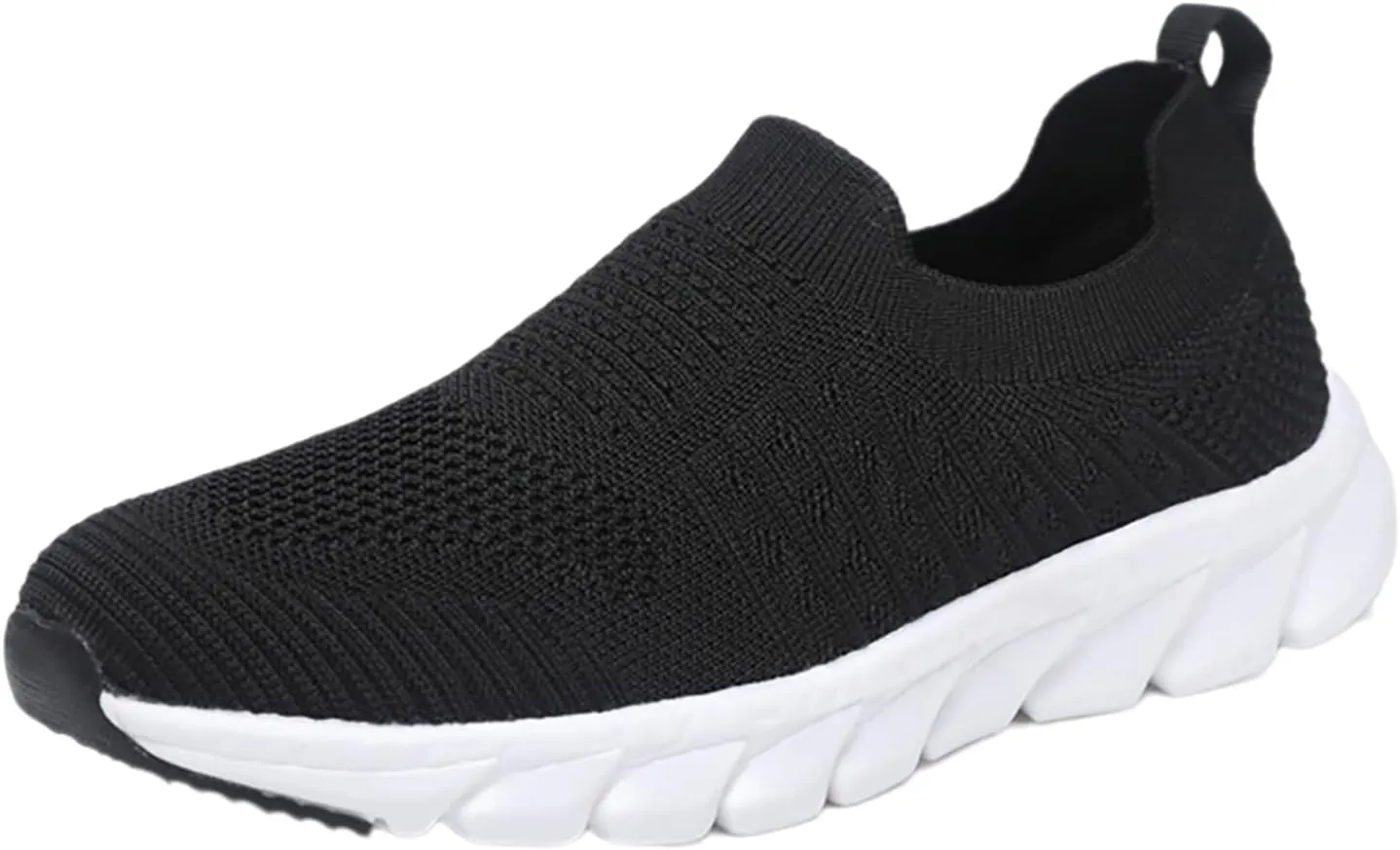Women’s Slip-On Shoes Casual Lace-Free Walking Loafers Slip On Shoes Women Wide Width White Casual Shoes Chunky Sneakers Red Tennis Shoe Casual Loafers