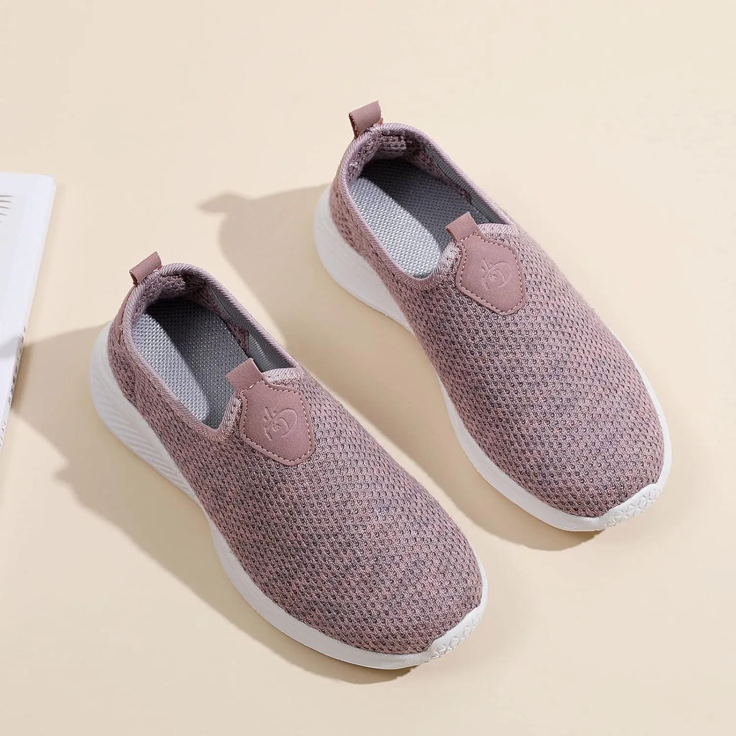 Women’s Slip-On Shoes Casual Lace-Free Walking Loafers Tennis Shoes Men Arch Support Women's Shoes Casual Men's Fashion Sneakers Tennis Shoe Casual Loafers