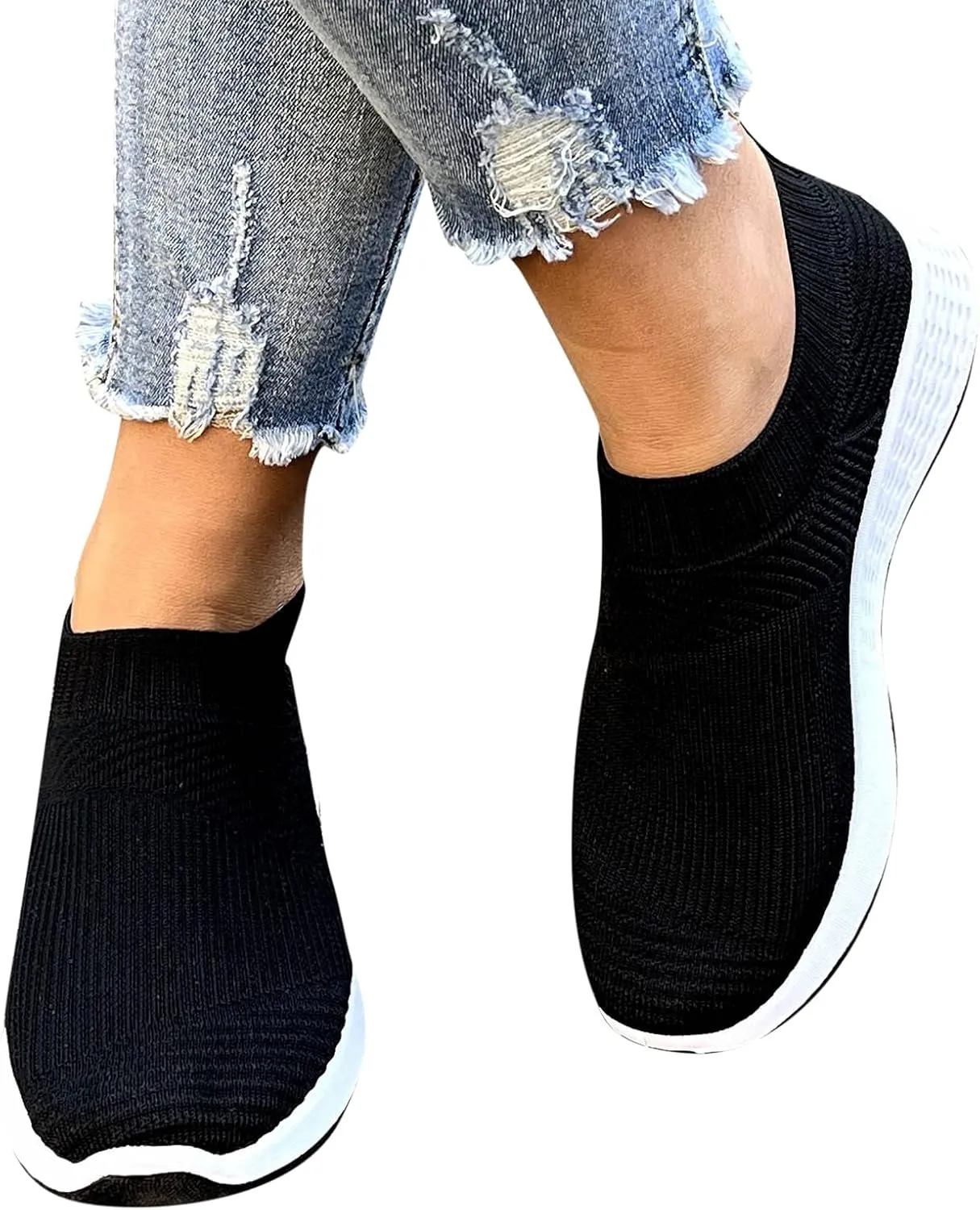 Womens Slip on Sneakers Lightweight Walking Tennis Shoes Women's Sneakers Yoga or Tennis or Running Sneakers