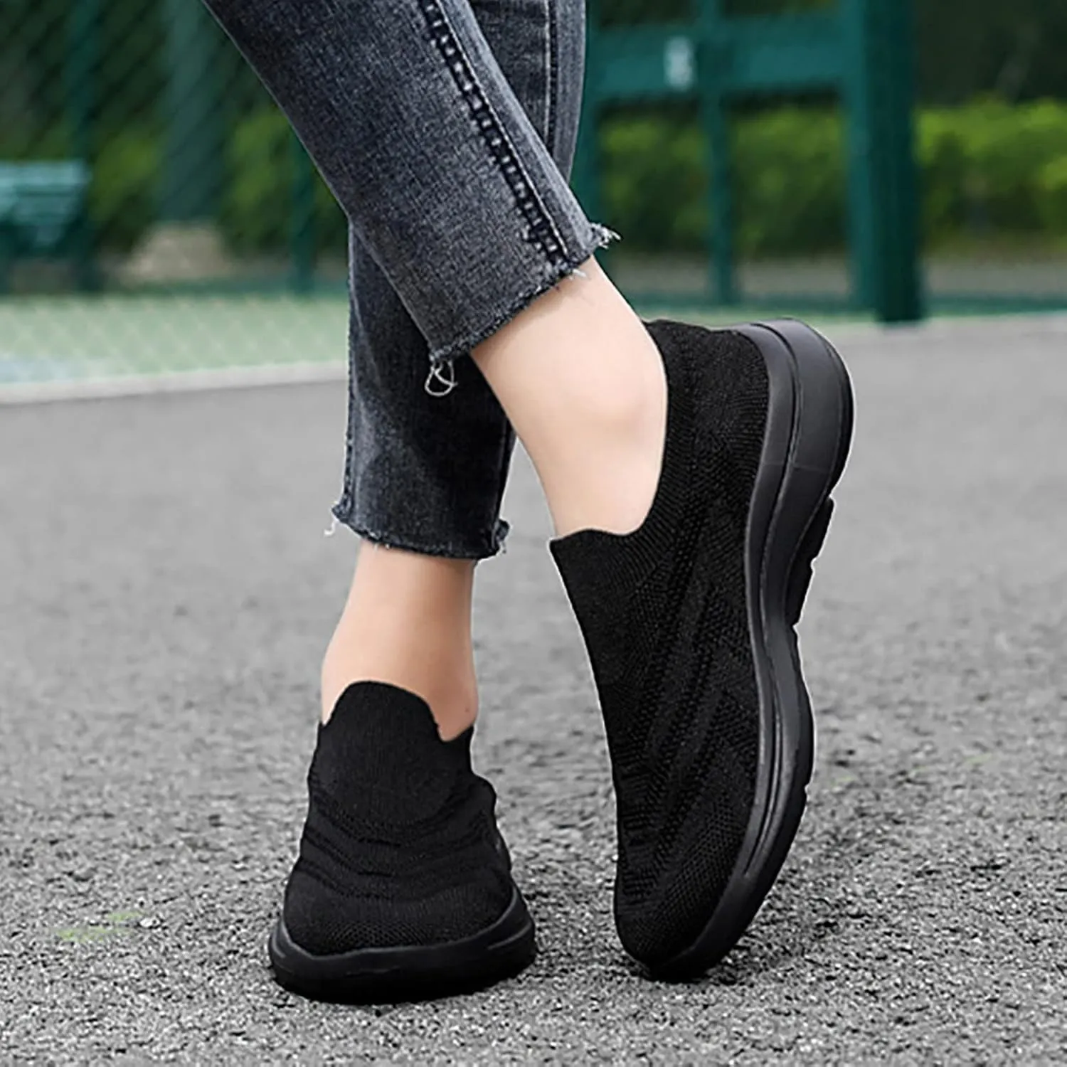 Women's Sneakers in White in Wide Width Zapatos De Tacones para Mujer Elegantes Bajitos Y Comodos Black Gym Shoes Women Slip Ons Womens Walking Shoes Slip On Women Walking Shoes Wide Feet