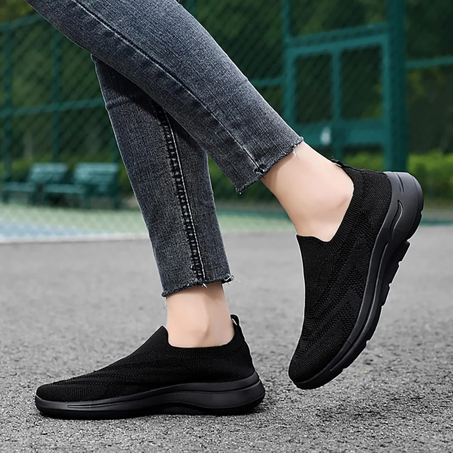 Women's Sneakers in White in Wide Width Zapatos De Tacones para Mujer Elegantes Bajitos Y Comodos Black Gym Shoes Women Slip Ons Womens Walking Shoes Slip On Women Walking Shoes Wide Feet