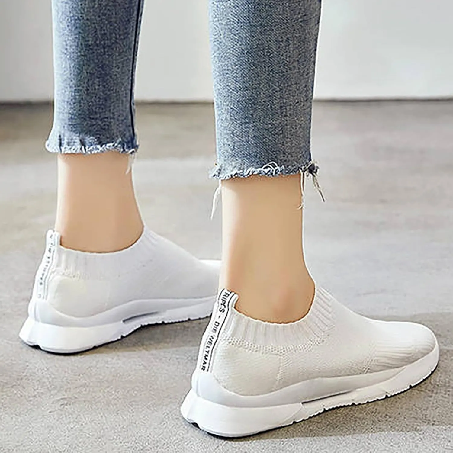 Womens Tennis Shoes Casual Women Shoes Casual Platform Sneakers Slip On Sneakers Walking Tennis Shoe Waterproof Tennis Shoe Loafers Casual Slip On