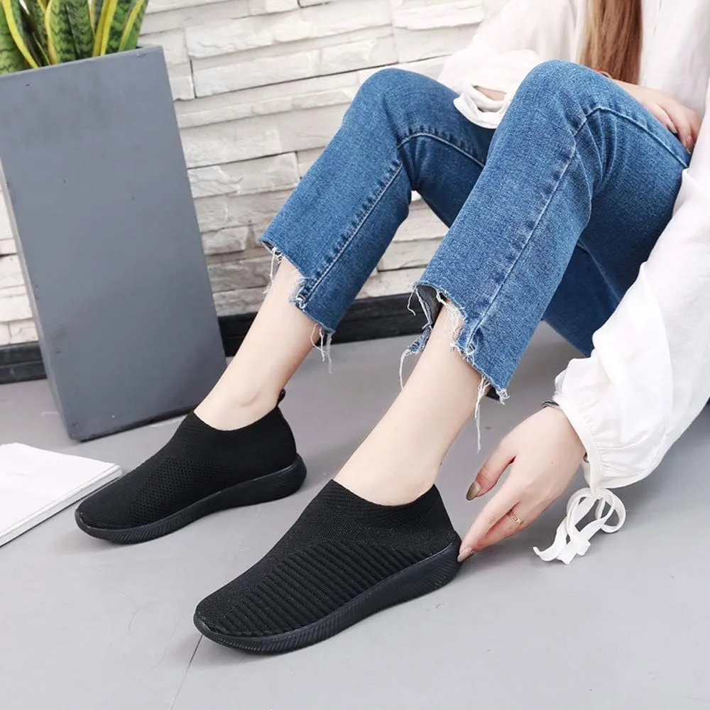 Women's Walking Shoes Arch Support Non Slip Mens Casual Shoes Mesh Breathable Women Casual Shoes Casual Sneakers Platform Tennis Shoe White Loafers