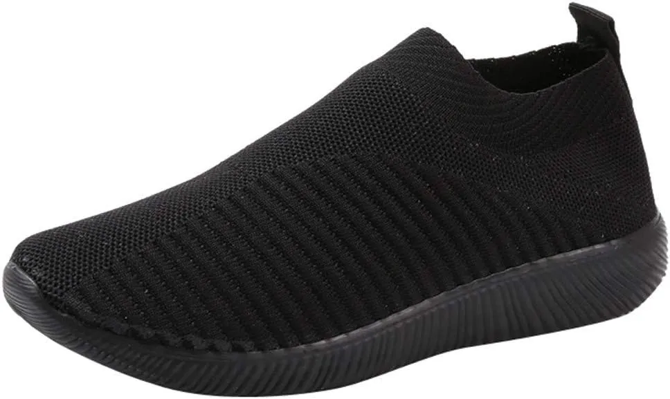 Women's Walking Shoes Arch Support Non Slip Mens Casual Shoes Mesh Breathable Women Casual Shoes Casual Sneakers Platform Tennis Shoe White Loafers