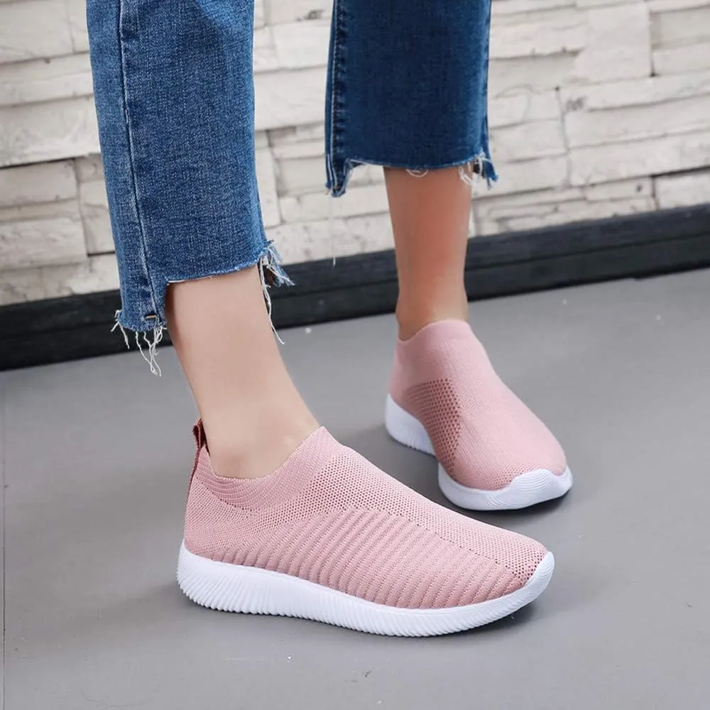 Women's Walking Shoes Arch Support Non Slip Mens Casual Shoes Mesh Breathable Women Casual Shoes Casual Sneakers Platform Tennis Shoe White Loafers