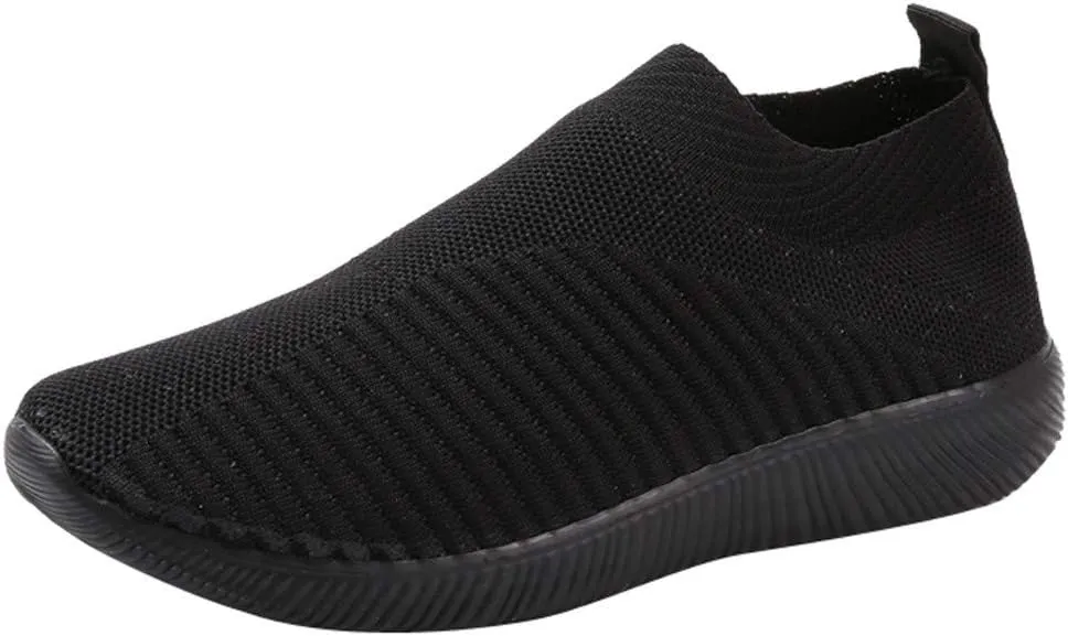 Women's Walking Shoes Arch Support Non Slip Mens Casual Shoes Mesh Breathable Women Casual Shoes Casual Sneakers Platform Tennis Shoe White Loafers
