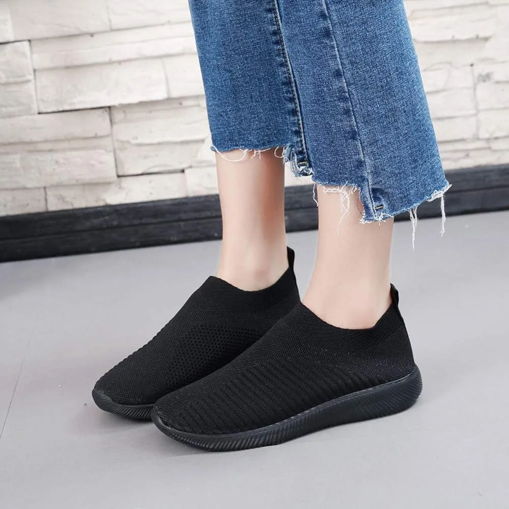 Women's Walking Shoes Arch Support Non Slip Mens Casual Shoes Mesh Breathable Women Casual Shoes Casual Sneakers Platform Tennis Shoe White Loafers