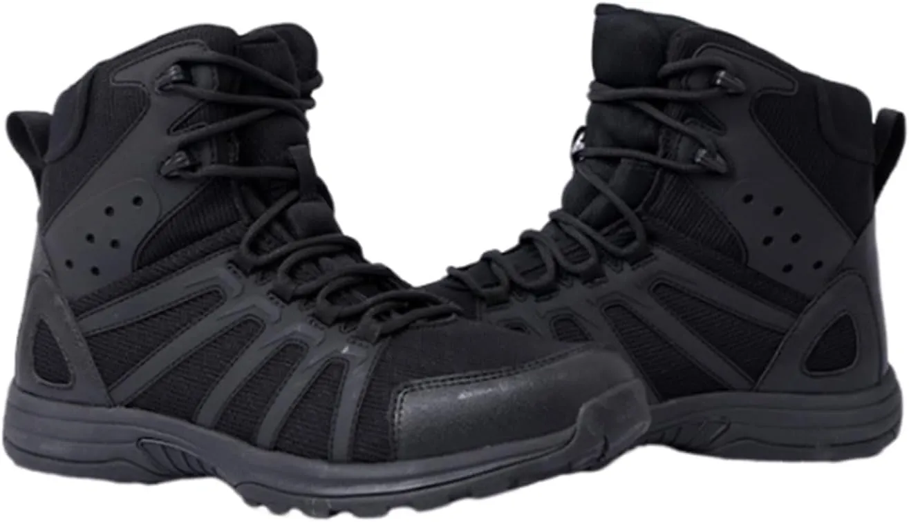 Wygwlg Men's Lightweight Combat Boots, Mens Outdoor Plus Size Waterproof Military Tactical Work Boots, Lightweight Breathable Durable Army Patrol Boots, for Camping, Hiking, Jungle Combat