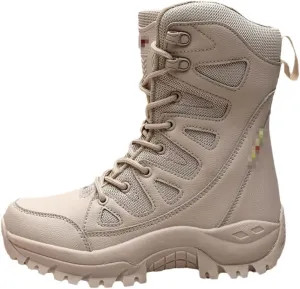 ZINERLIK Couples High-Top Hiking Shoes Winter Non-Slip Warm Snowshoes Outdoor Hiking Hiking Shoes Tactical Boots